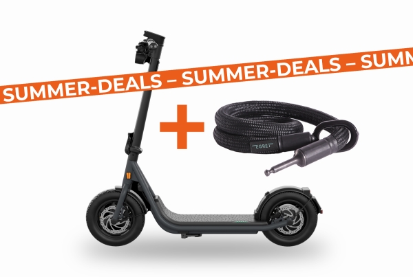 Egret E-Scooter X+ inkl. Egret mate by tex—lock – Summer Deal